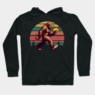 Bigfoot Carrying Taco Funny Cinco de Mayo Sasquatch Hoodie